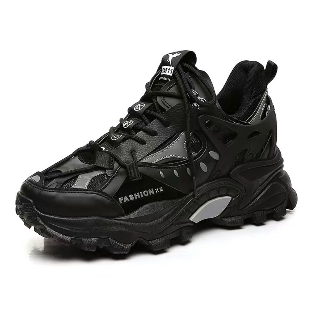 Men's Sneakers Wear-resistant Non-slip Lace Up Outdoor Sports Walking Shoes